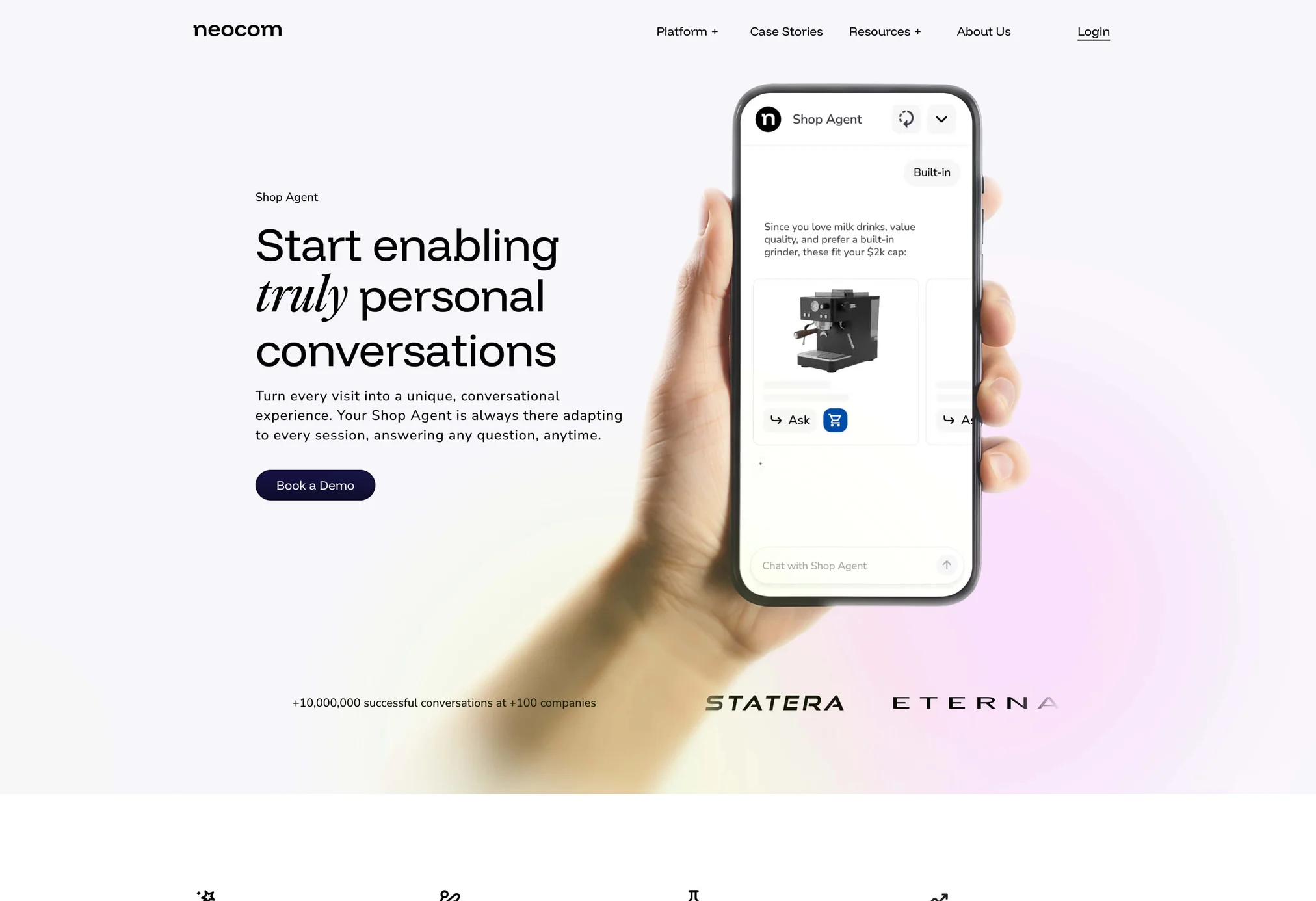 Screenshot of Neocom AI
